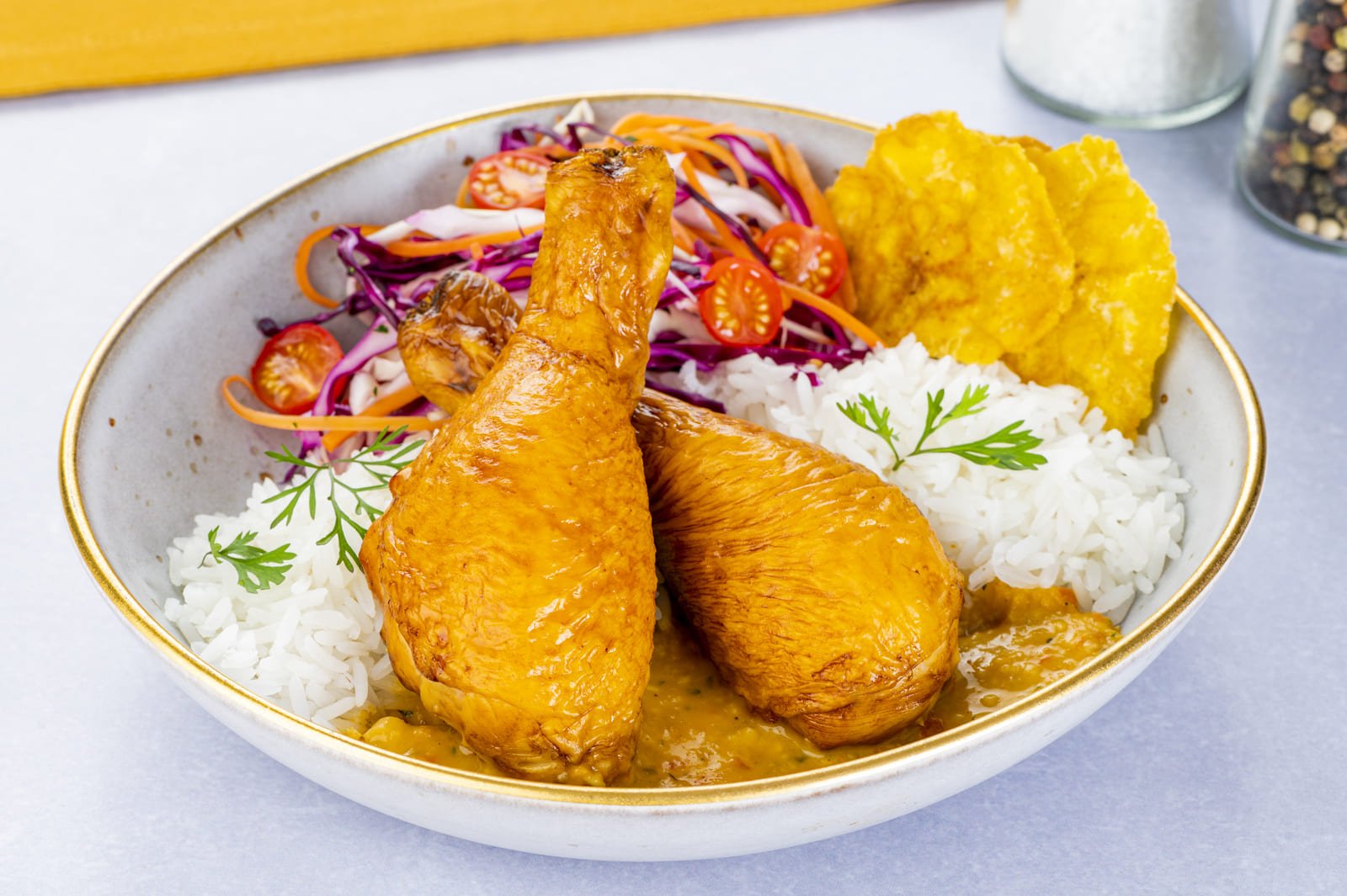 Pollo con sabor a coco